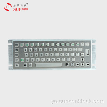 Fikun Keyboard Irin pẹlu Bọọlu Track